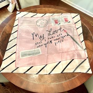 KATE SPADE PRINTED SILK SCARF